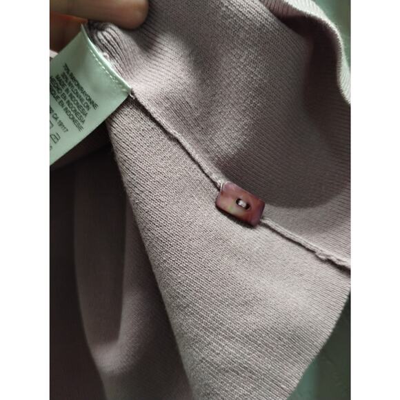 Vintage Sigrid Olsen Sport Size Medium Light Purple Button Front Cardigan - Picture 5 of 8